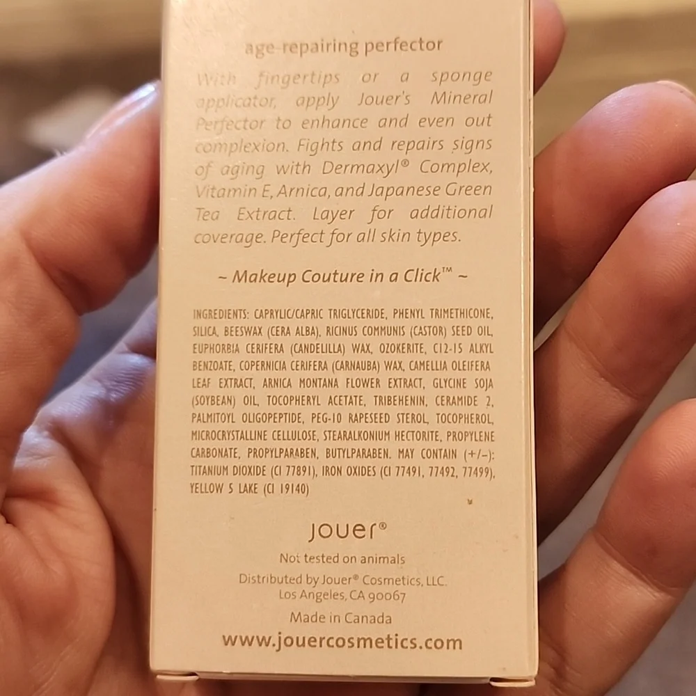 NIB 🩷JOUER compact creme foundation Set Of Two No. 6 Honey